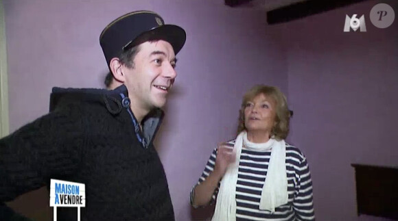 La mère de Stéphane Plaza a fait des confidences un peu gênantes sur son fiston dans l'émission Maison à vendre sur M6. Le 4 mars 2015.