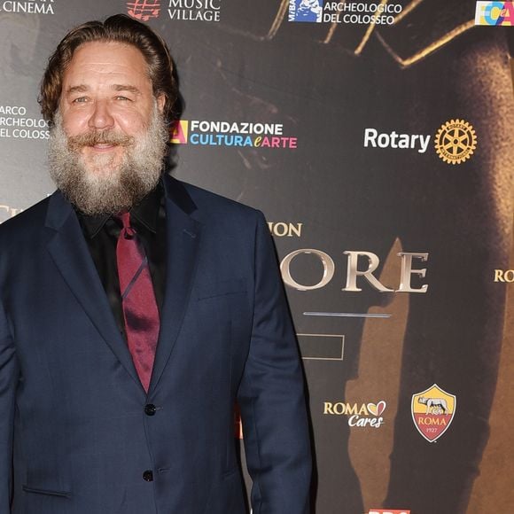 Russel Crowe au concert caritatif "Il Gladiatore" à Rome, le 6 juin 2018.