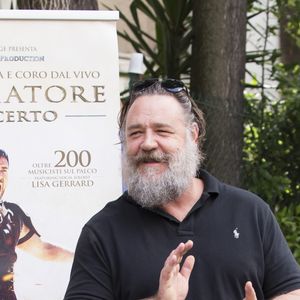 Russell Crowe à Rome, le 5 juin 2018