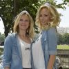 Natalia Sklenarikova (soeur d' Adriana) et Adriana Karembeu - 15 ème Rallye des Princesses à Paris - Journée des vérifications des voitures, Esplanade des Invalides. Paris, le 31 mai 2014