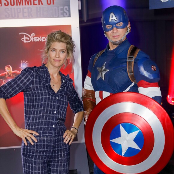 Alice Taglioni à la soirée d'inauguration de la saison "Marvel - Summer of Super Heroes (l'été des super-héros)" au parc Walt Disney Studios à Disneyland Paris. Marne-la-Vallée, le 9 juin 2018. © CVS/Bestimage