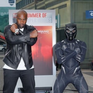 Teddy Riner à la soirée d'inauguration de la saison "Marvel - Summer of Super Heroes (l'été des super-héros)" au parc Walt Disney Studios à Disneyland Paris. Marne-la-Vallée, le 9 juin 2018. © CVS/Bestimage