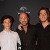 Semi-Exclusif - Christophe Dugarry et ses fils - A l'occasion des 20 ans de la victoire de l'équipe de France, les bleus 98 se sont rendus à un dîner organisé au Buddha Bar avec tous les joueurs et leur famille le 11 juin 2018. © Rachid Bellak/Bestimage