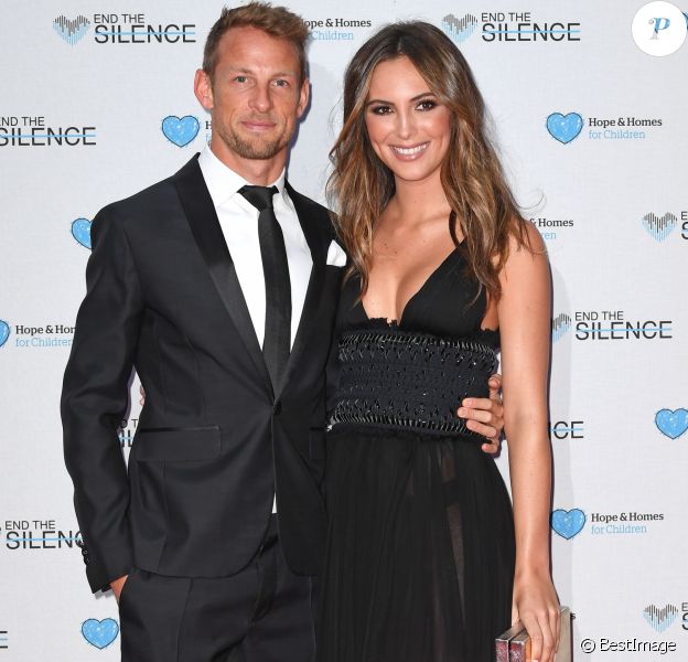 Jenson Button et Brittny Ward à la soirée caritative "End The Silence" qui a lieu aux studios d'Abbey Road à Londres, le 1 juin 2016.
