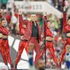 Robbie Williams - Cérémonie d'ouverture de la Coupe du Monde de football 2018 au complexe olympique Loujniki à Moscou, le 14 juin 2018.