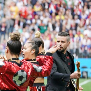 Robbie Williams - Cérémonie d'ouverture de la Coupe du Monde de football 2018 au complexe olympique Loujniki à Moscou, le 14 juin 2018.