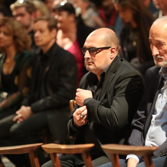 Michael Ketcham Halliday, cousin de Johnny Hallyday lors de la messe hommage pour le 75ème anniversaire de Johnny Hallyday en l'église de La Madeleine à Paris le 15 juin 2018. 15/06/2018 - Paris