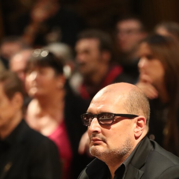 Michael Ketcham Halliday, cousin de Johnny Hallyday lors de la messe hommage pour le 75ème anniversaire de Johnny Hallyday en l'église de La Madeleine à Paris le 15 juin 2018. 15/06/2018 - Paris