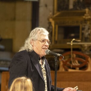 Illustration lors de la messe hommage pour le 75ème anniversaire de Johnny Hallyday en l'église de La Madeleine à Paris le 15 juin 2018. 15/06/2018 - Paris