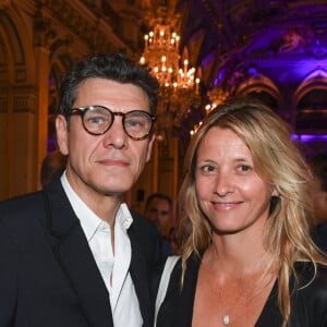 Sarah et Marc Lavoine au Fnac Live Festival à l'Hôtel de Ville à Paris, le 6 juillet 2017. © Lionel Urman/Bestimage
