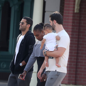 Exclusif - Serena Williams a visité le parc Disneyland Paris avec son mari Alexis Ohanian et leur fille Alexis Olympia Ohanian Jr et des membres de leur famille dont Oracene Price à Marne-la-Vallée le 7 juin 2018.