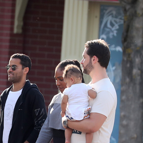 Exclusif - Serena Williams a visité le parc Disneyland Paris avec son mari Alexis Ohanian et leur fille Alexis Olympia Ohanian Jr et des membres de leur famille dont Oracene Price à Marne-la-Vallée le 7 juin 2018.