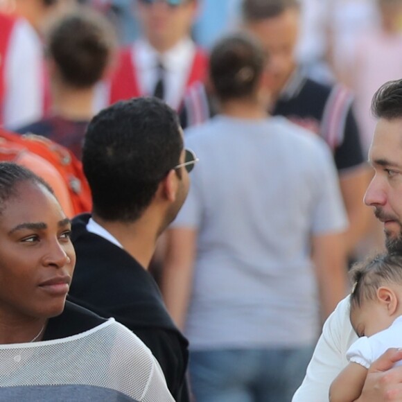 Exclusif - Serena Williams a visité le parc Disneyland Paris avec son mari Alexis Ohanian et leur fille Alexis Olympia Ohanian Jr et des membres de leur famille dont Oracene Price à Marne-la-Vallée le 7 juin 2018.