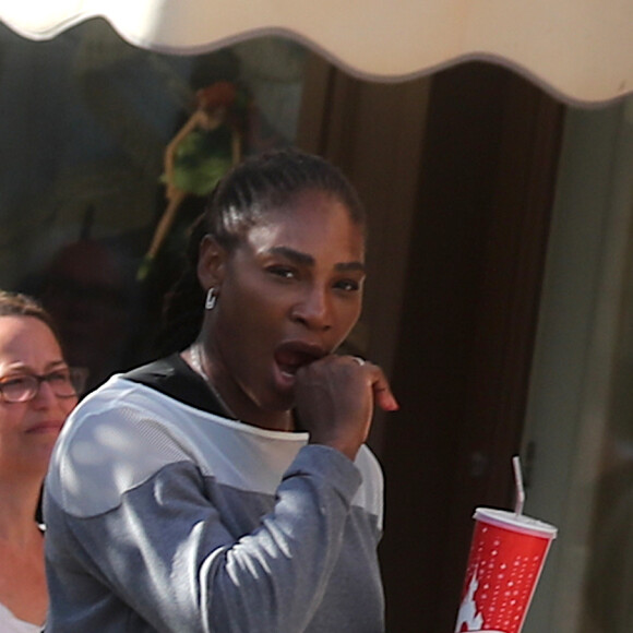 Exclusif - Serena Williams a visité le parc Disneyland Paris avec son mari Alexis Ohanian et leur fille Alexis Olympia Ohanian Jr et des membres de leur famille dont Oracene Price à Marne-la-Vallée le 7 juin 2018.