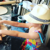 Rebecca Hampton publie une photo de sa fille Eléa (4 ans) sur Instagram. Juin 2018. 