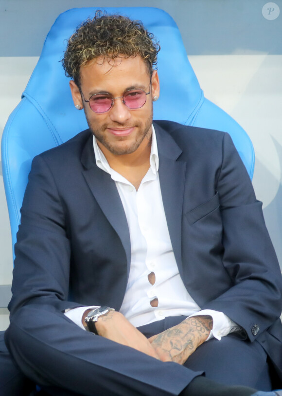 Neymar - Finale de la Coupe de France opposant le club de Vendée les Herbiers Football (VHF) au Club du Paris Saint-Germain (PSG) au Stade de France à Saint-Denis, Seine Saint-Denis, France, le 9 mai 2018.