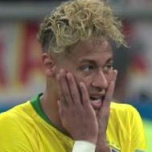 Neymar lors du match de la Coupe du monde 2018 Brésil-Suisse - TF1, 17 juin 2018