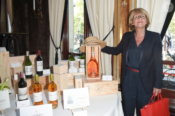 Semi-exclusif - Ariane Massenet - Vente aux enchères "Les Vendanges Solidaires Barriére" au Fouquet's, Hôtel Barrière à Paris le 18 juin 2018. © Coadic Guirec/Bestimage