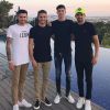 Les fils de Zinédine Zidane en vacances à Ibiza. Instagram, juin 2018.