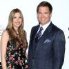 Michael Weatherly et sa femme Bojana Jankovic - 40eme ceremonie des People's Choice Awards a Los Angeles. Le 8 janvier 2014
