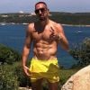 Franck Ribéry torse nu en vacances. Instagram, le 21 juin 2018.
 