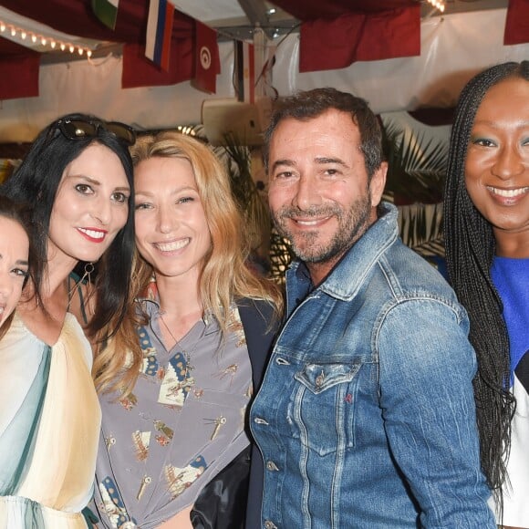 Exclusif - Capucine Anav, Sylvie Ortega Munos, Laura Smet, Bernard Montiel et Nadège Beausson-Diagne - Soirée d'inauguration de la 35ème fête foraine des Tuileries au Jardin des Tuileries à Paris, le 22 juin 2018. © Coadic Guirec/Baldini/Bestimage