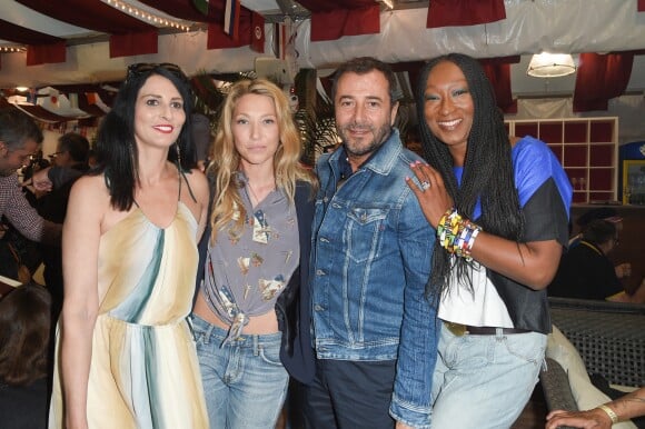 Exclusif - Bernard Montiel, Sylvie Ortega Munos, Laura Smet, Nadège Beausson-Diagne - Soirée d'inauguration de la 35ème fête foraine des Tuileries au Jardin des Tuileries à Paris, le 22 juin 2018. © Coadic Guirec/Baldini/Bestimage