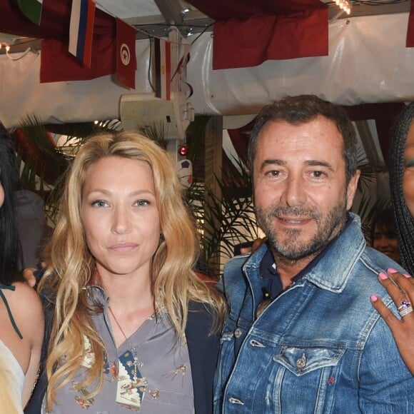 Exclusif - Bernard Montiel, Sylvie Ortega Munos, Laura Smet, Nadège Beausson-Diagne - Soirée d'inauguration de la 35ème fête foraine des Tuileries au Jardin des Tuileries à Paris, le 22 juin 2018. © Coadic Guirec/Baldini/Bestimage