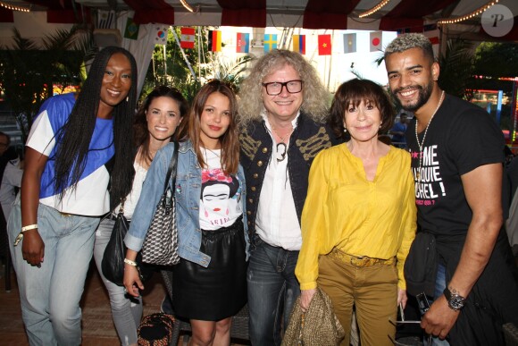 Exclusif - Nadège Beausson-Diagne, Capucine Anav, Séverine Ferrer, Pierre-Jean Chalençon, Danièle Evenou, Brahim Zaibat - Soirée d'inauguration de la 35ème fête foraine des Tuileries au Jardin des Tuileries à Paris, le 22 juin 2018. © Coadic Guirec/Baldini/Bestimage