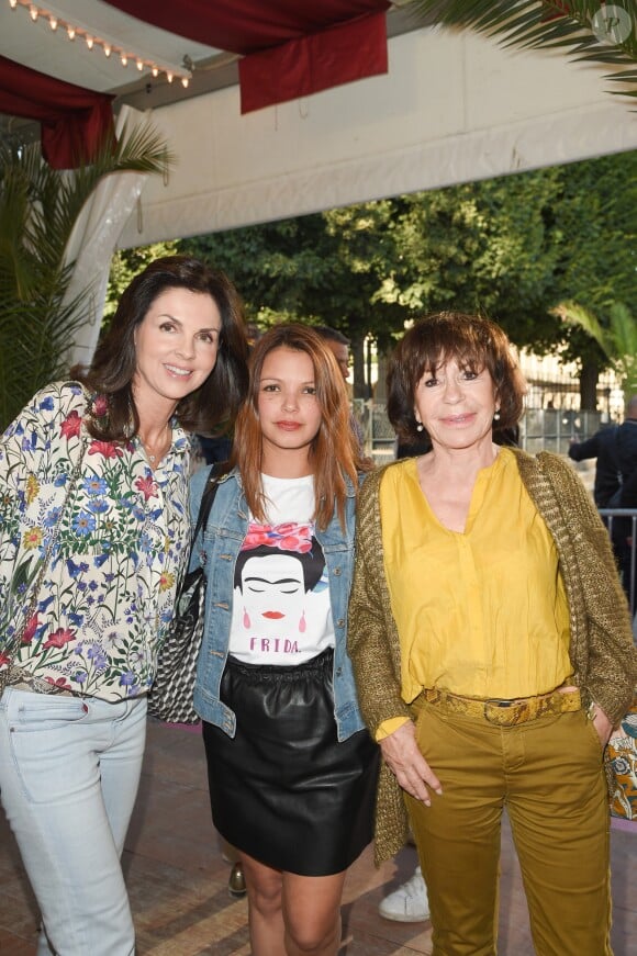 Exclusif - Caroline Barclay, Séverine Ferrer et Danièle Evenou - Soirée d'inauguration de la 35ème fête foraine des Tuileries au Jardin des Tuileries à Paris, le 22 juin 2018. © Coadic Guirec/Baldini/Bestimage