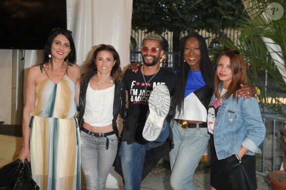 Exclusif - Sylvie Ortega Munos, Capucine Anav, Brahim Zaibat, Nadège Beausson-Diagne, Séverine Ferrer - Soirée d'inauguration de la 35ème fête foraine des Tuileries au Jardin des Tuileries à Paris, le 22 juin 2018. © Coadic Guirec/Baldini/Bestimage