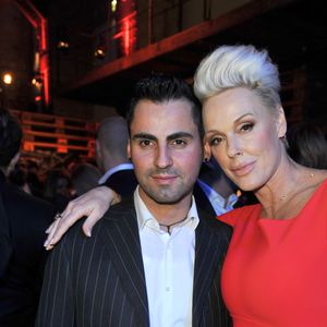 Brigitte Nielsen et Mattia Dessi à la première du film "The Key" à Berlin en 2013