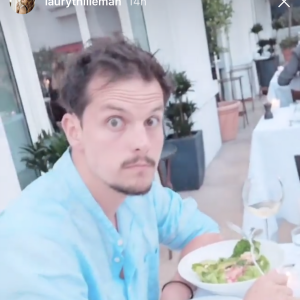 Laury Thilleman et son amoureux le chef Juan Arbelaez profite d'un séjour de rêve à l'Hôtel Barrière Le Majestic à Cannes, le week-end du 23 et 24 juin 2018.