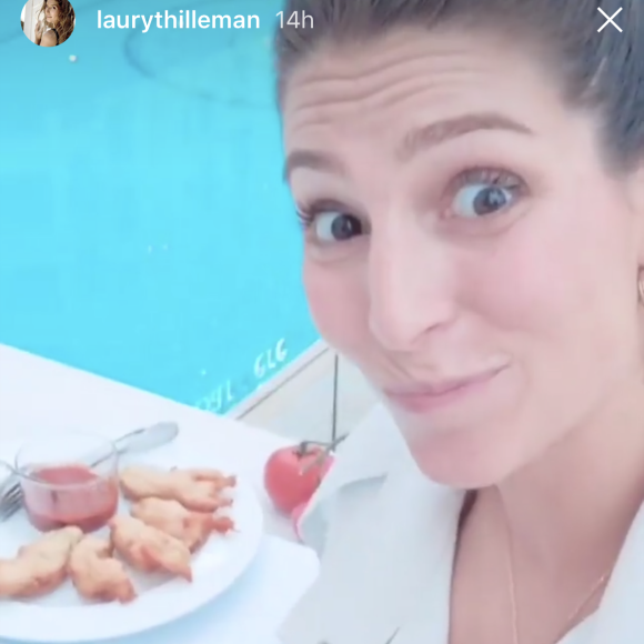 Laury Thilleman et son amoureux le chef Juan Arbelaez profite d'un séjour de rêve à l'Hôtel Barrière Le Majestic à Cannes, le week-end du 23 et 24 juin 2018.