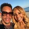 JoeyStarr et Cathy Guetta sur la tournage du film "Ibiza", à Ibiza. Instagram, juin 2018.