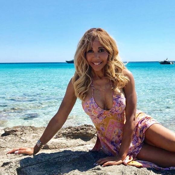 JoeyStarr et Cathy Guetta sur la tournage du film "Ibiza", à Ibiza. Instagram, juin 2018.