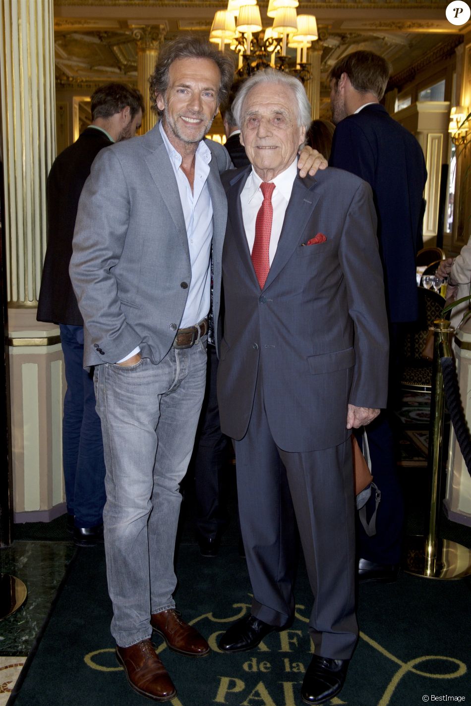 Stephane Guillon Fils De Patrick Poivre D Arvor Exclusif - Stéphane Freiss et son père Jacques - Personnalités au 13ème