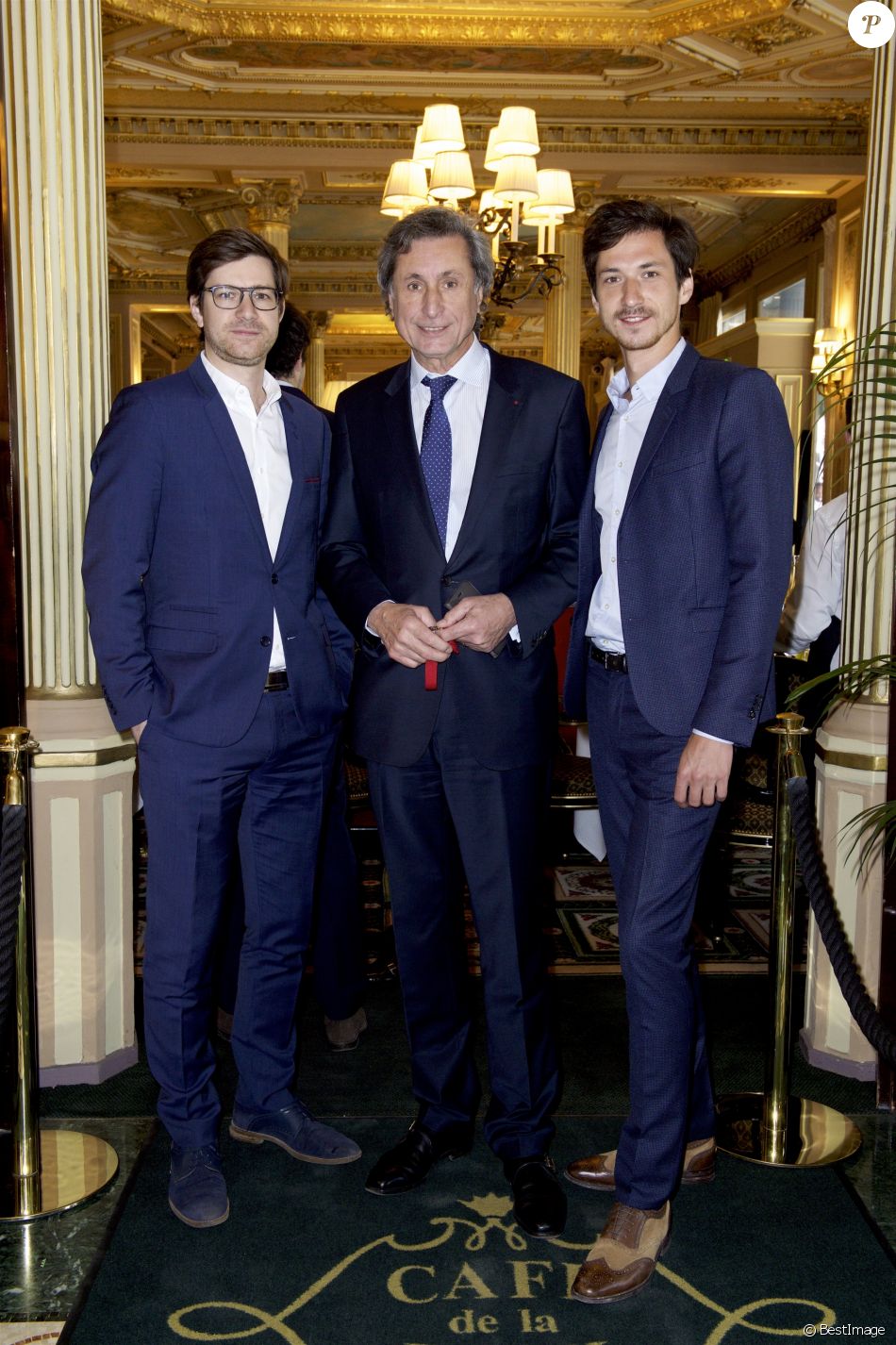 Louis Peres Fils De Vincent Peres Exclusif - Patrick de Carolis et ses fils Florent et Louis