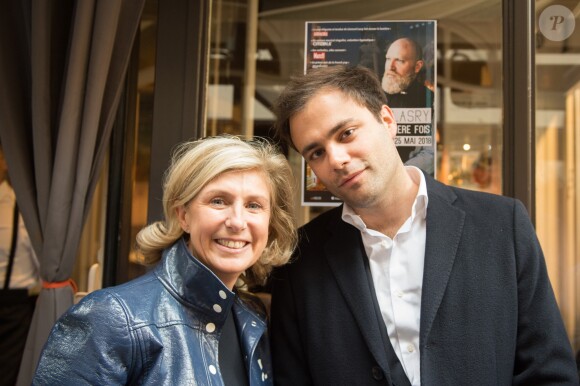 Charles Consigny lors de la remise du Prix "Récamier 2018". Le prix Récamier du roman, organisé au restaurant du même nom, récompense chaque année un roman français francophone. Cette année il a été attribué à l'écrivain Jean-Marie Rouart. Paris, le 16 mai 2018. © Fay Alexandre/Puxplanete/Bestimage