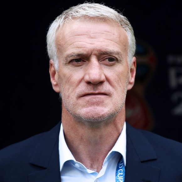Didier Deschamps, entraineur de l'équipe de France de football, lors de la coupe du monde de football 2018, le 26 juin 2018.