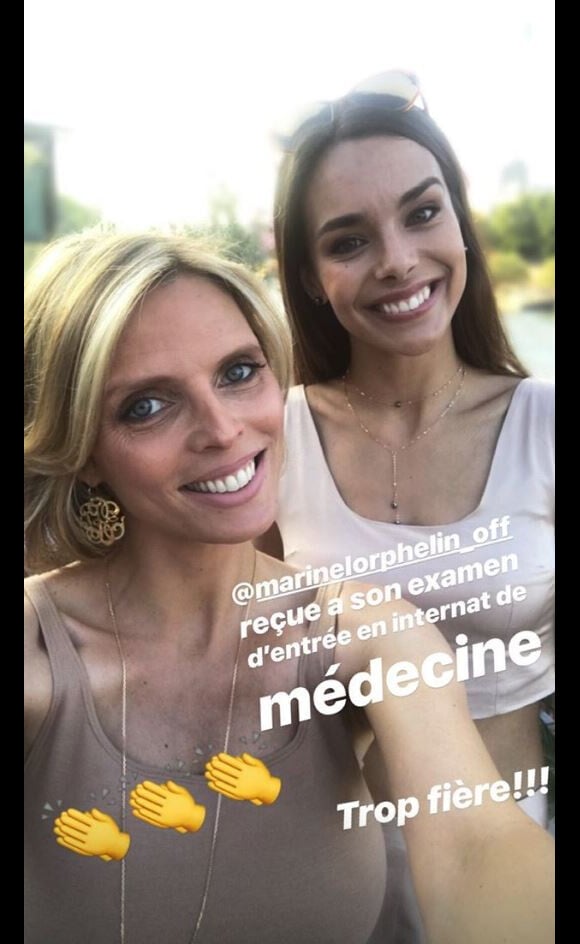 Sylvie Tellier et Marine Lorphelin - Instagram, 27 juin 2018