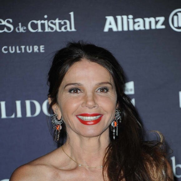 Victoria Abril aux Globes de Cristal, au Lido, le 6 février 2012.