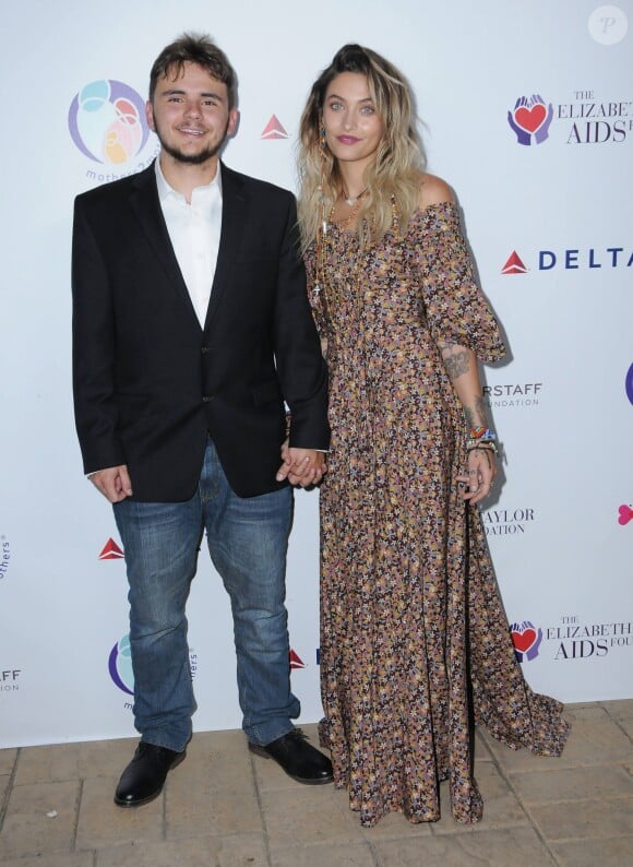 Prince Jackson, Paris Jackson au diner caritatif AIDS Foundation and Mothers2Mother au Green Acres Estates à Beverly Hills, le 24 octobre 2017