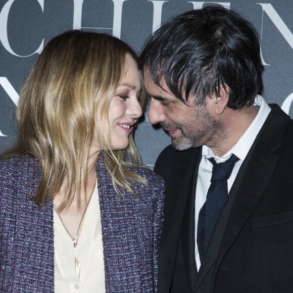 Vanessa Paradis et Samuel Benchetrit lors de l'avant-première du film "Chien" au cinéma MK2 Bibliothèque à Paris, France, le 5 mars 2018. © Olivier Borde/Bestimage