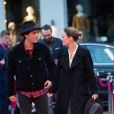 Vanessa Paradis et Samuel Benchetrit lors de la cérémonie de clôture du 32e Festival International du Film Francophone de Namur, le 6 octobre 2017. © Alain Rolland/ImageBuzz/Bestimage