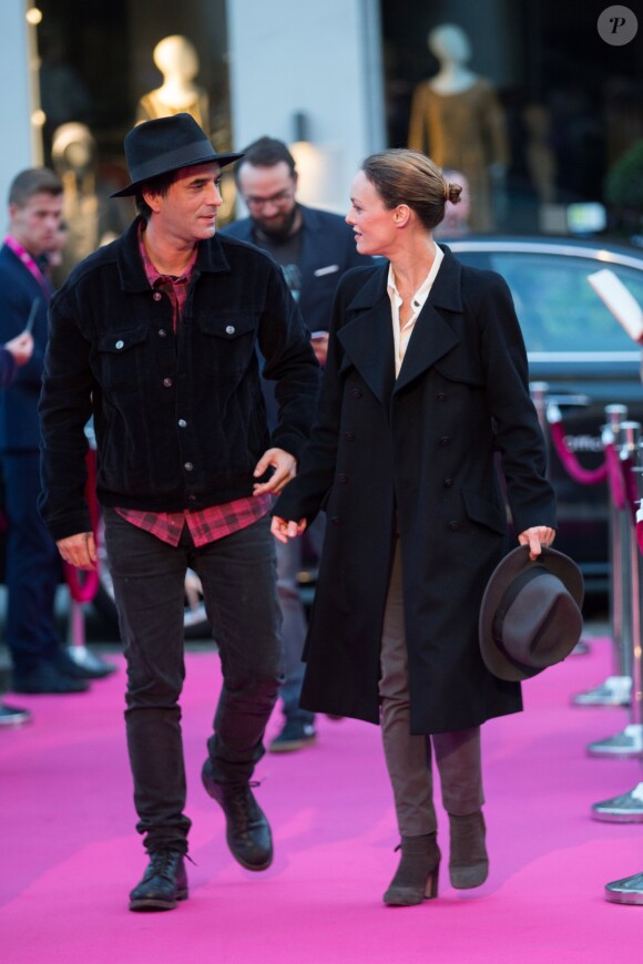 Vanessa Paradis et Samuel Benchetrit lors de la cérémonie de clôture du 32e Festival International du Film Francophone de Namur, le 6 octobre 2017. © Alain Rolland/ImageBuzz/Bestimage