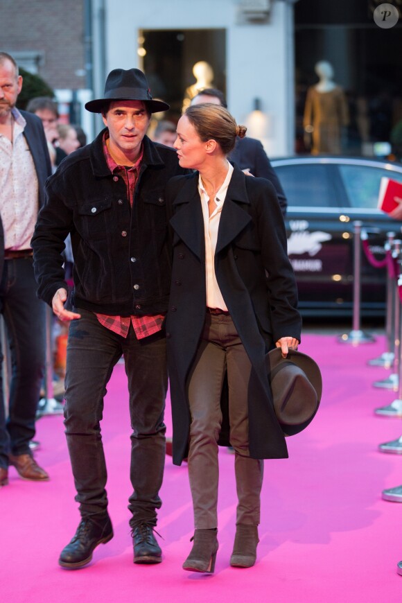 Vanessa Paradis et Samuel Benchetrit lors de la cérémonie de clôture du 32e Festival International du Film Francophone de Namur, le 6 octobre 2017. © Alain Rolland/ImageBuzz/Bestimage
