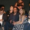 Vanessa Paradis et Samuel Benchetrit ensemble lors de la première du film "Chien" au 70e Festival du film de Locarno le 7 août 2017