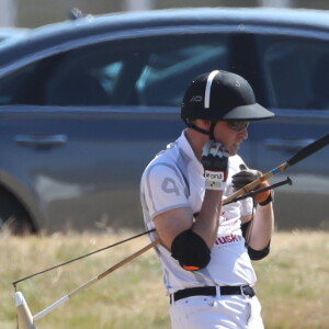 Le prince William à Coworth Park à Ascot le 30 juin 2018 lors de l'Audi Polo Challenge.