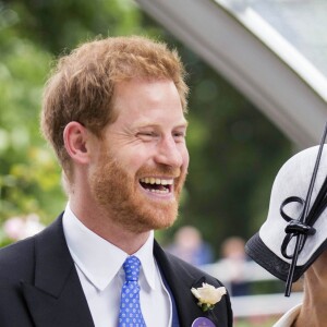 La duchesse Meghan de Sussex (Meghan Markle) et le prince Harry le 19 juin 2018 au Royal Ascot.